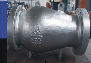 Duplex stainless steel Flanged nozzle non return valve or axial non return valve